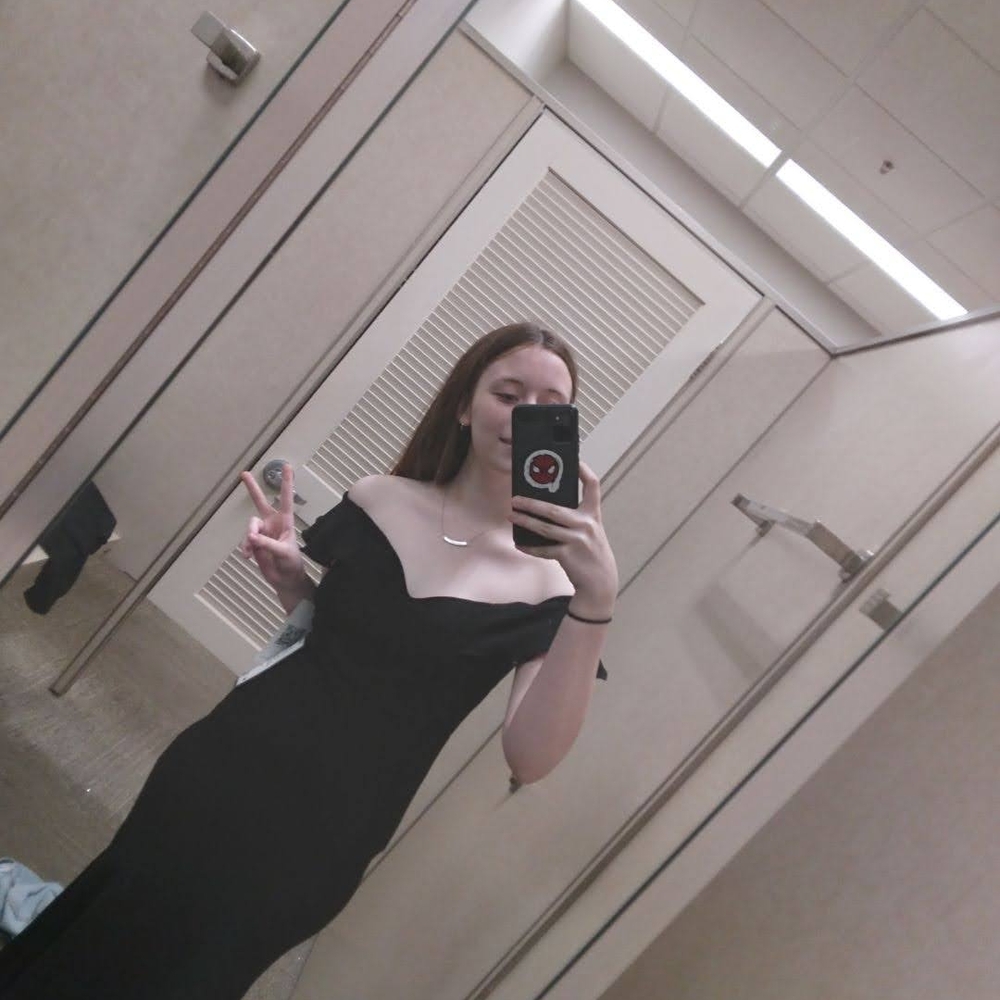 Elegant Black Off-Shoulder Dress